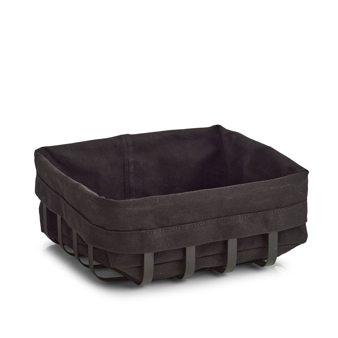 Cos pâine, metal, negru mat