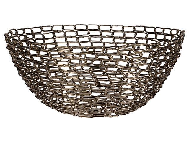 Cos-fructiera “din lant” 26cm, metal, EH