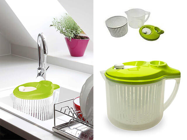 Uscator centrifuga pentru salata Snips 2in1 3l