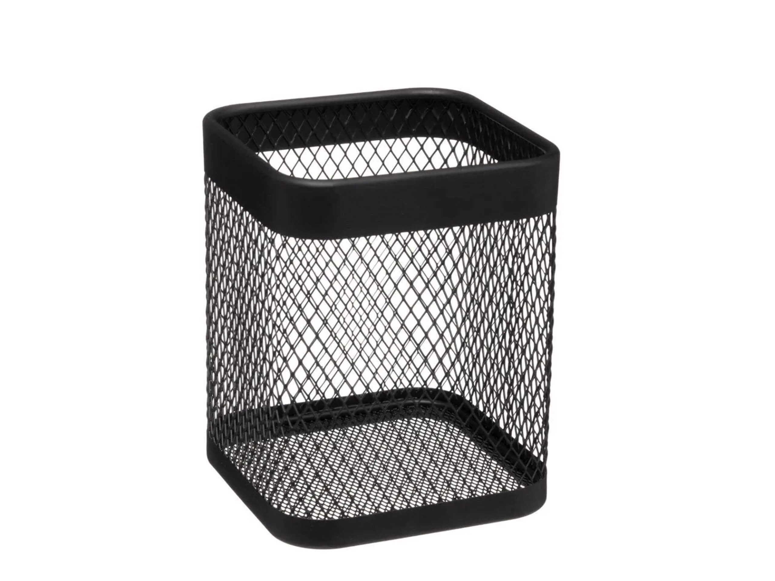 Uscator pentru tacamuri 13x13x16.5cm negru metal