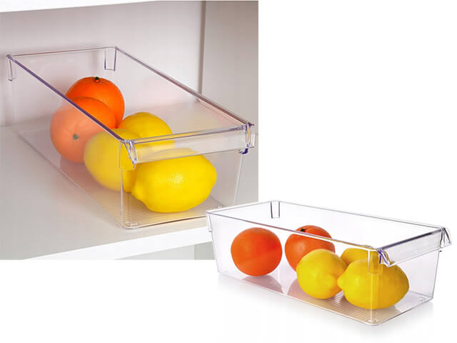 Container cu miner pentru frigider, plastic, 36x15x10cm