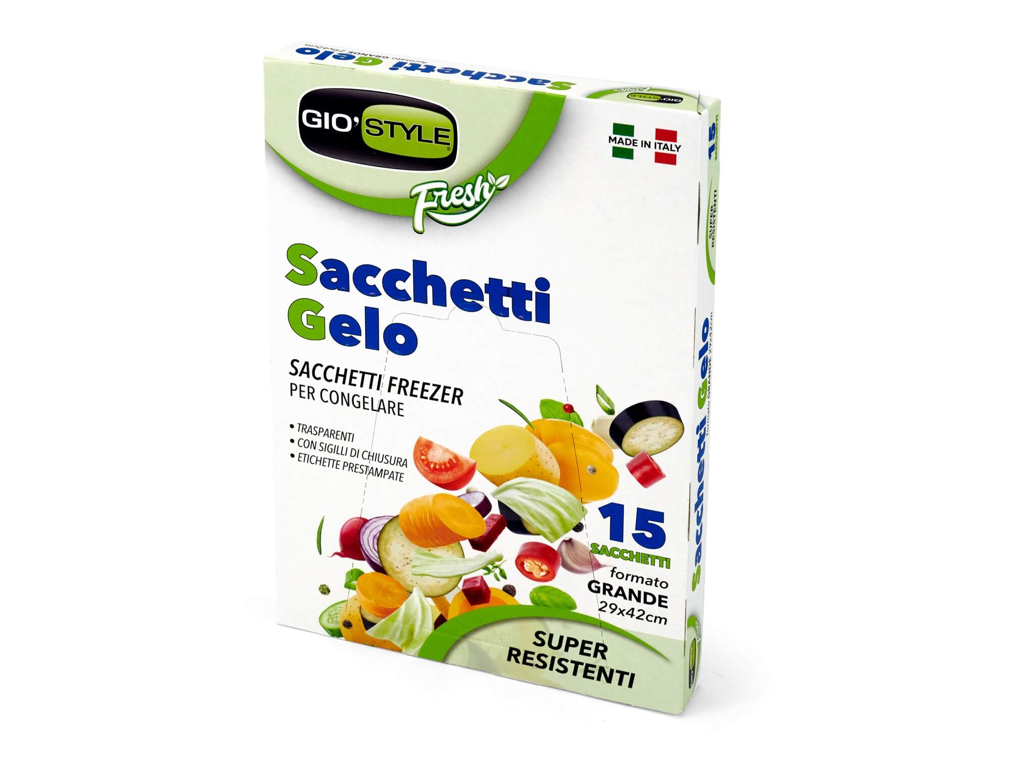 Pungi pentru congelare 29x42cm, 15buc