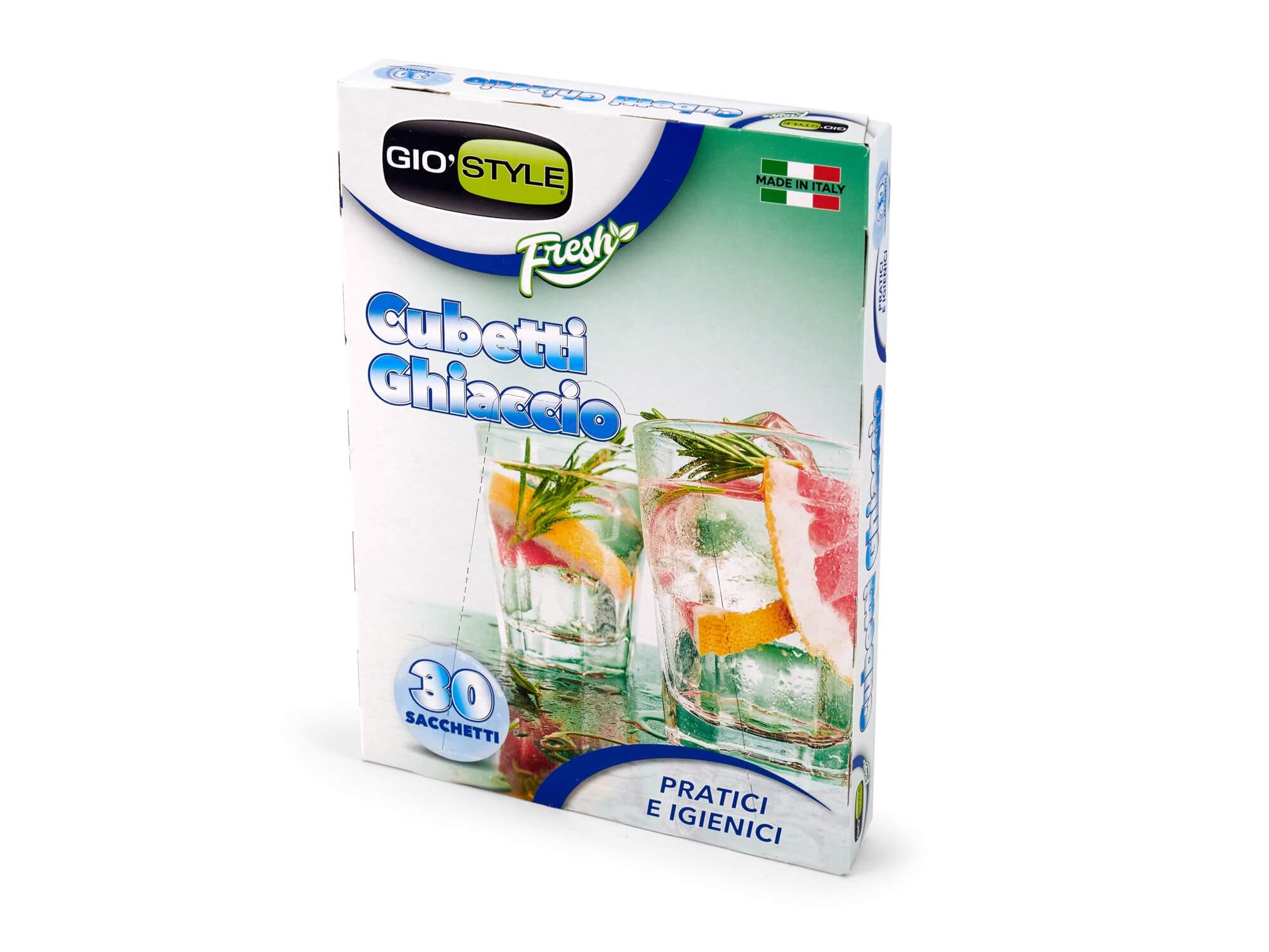 Pungi pentru gheată GioStyle 19X26cm, 30cuburi