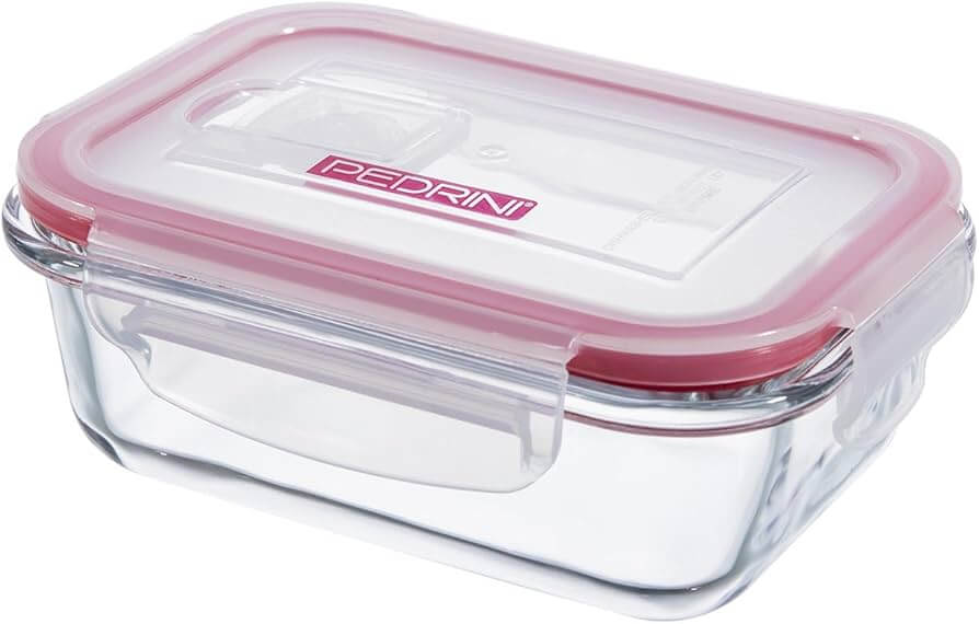 Container ermetic din sticla 0.38l, 15x11x5.3cm