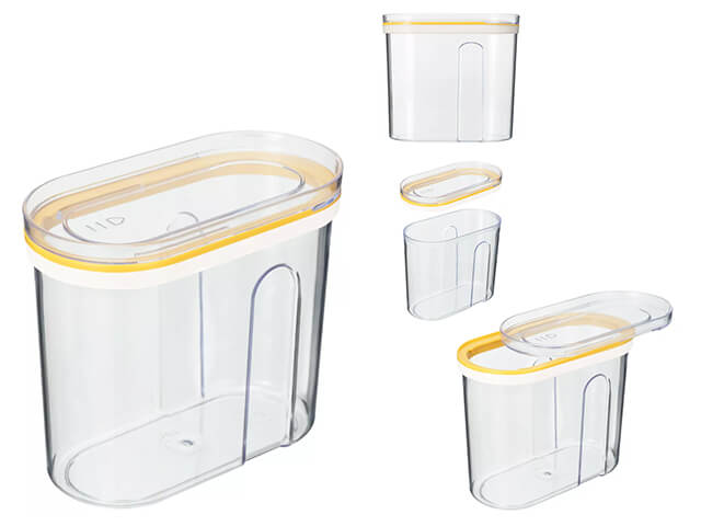 Container crupe, capac glisant, 1l